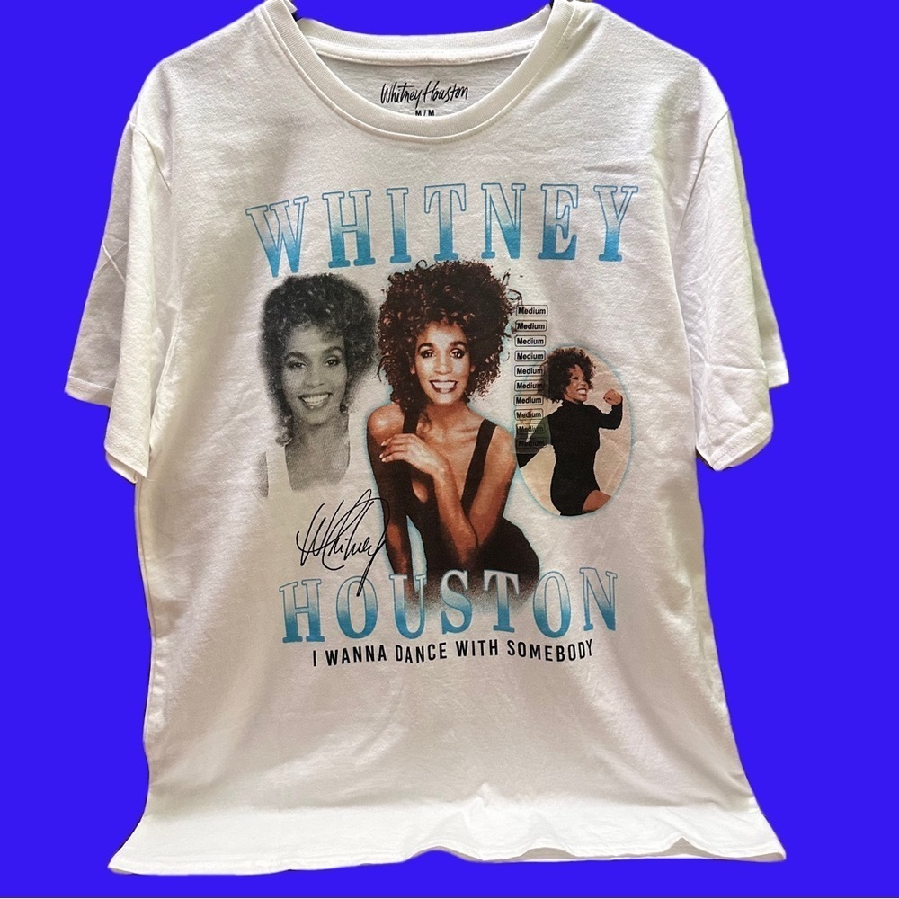 Witney Houston Women’s Short Sleeve Tee with Breathable Fabric and Relaxed Fit